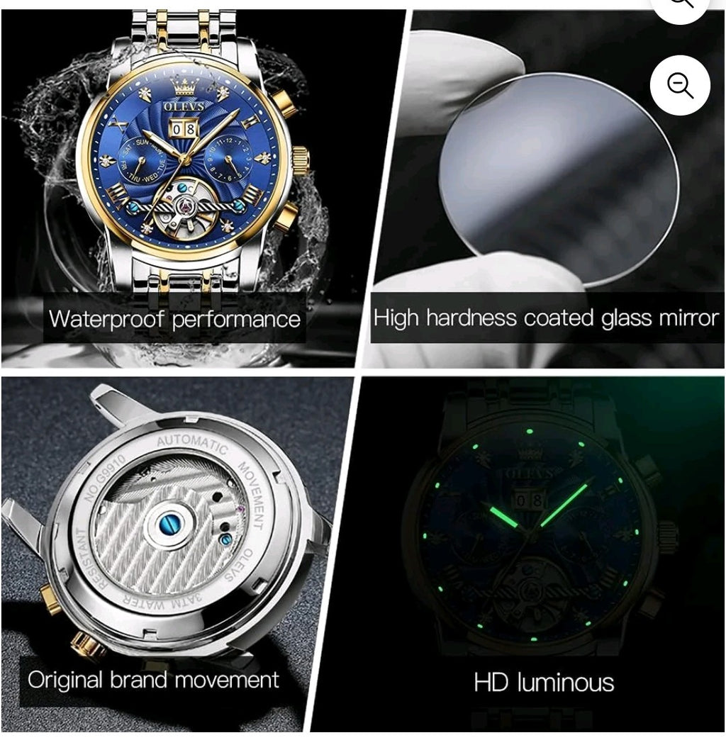 OLEVS Automatic Skeleton Watch