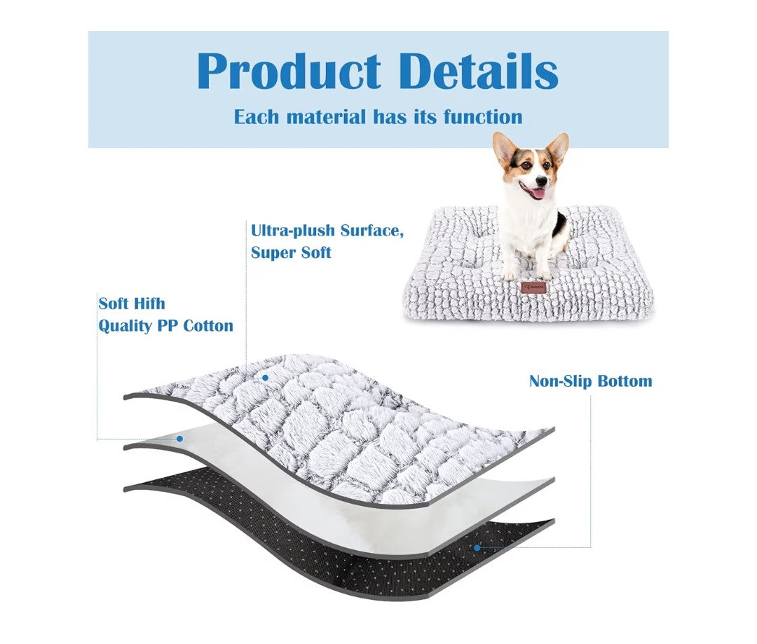 Uligota Dog Crate Bed 24x18in Size S
