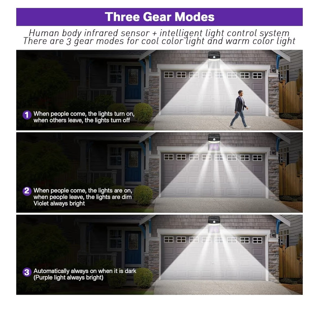Solar Sensor Mosquito Killer (4 pack)