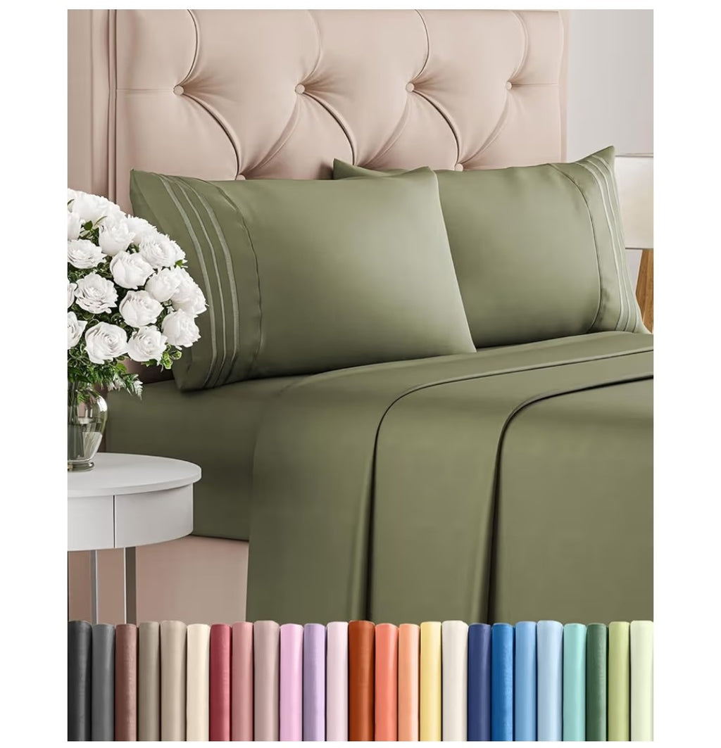 CGK Linens 4 piece Sheet Set (King Size)