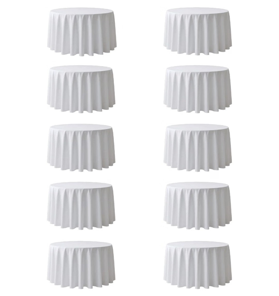 Surmente Round Tablecloth 10 Pack (132in)