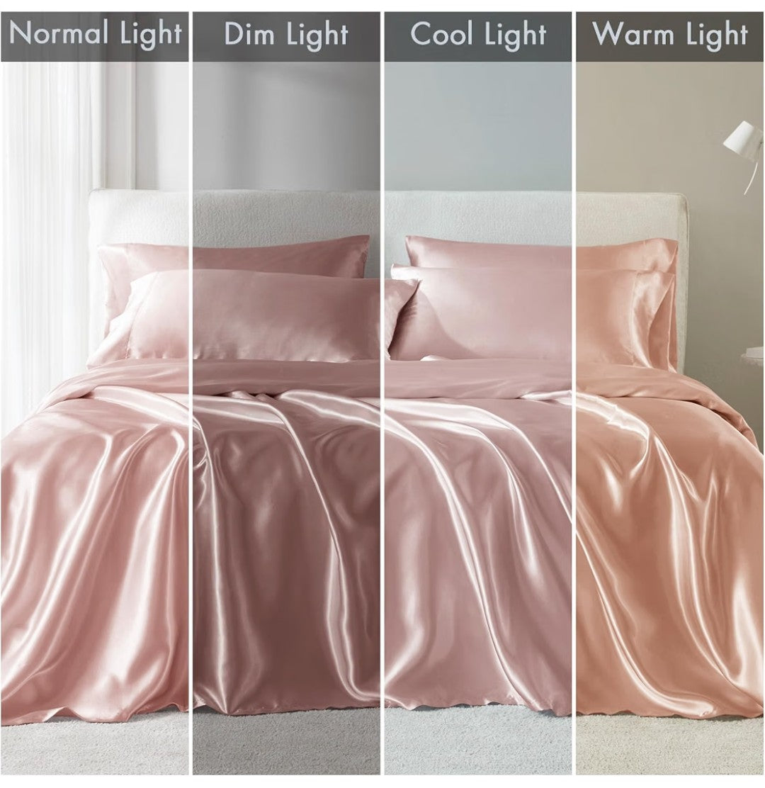 Madison Park Essentials 6 piece Satin Sheet Set (Full)