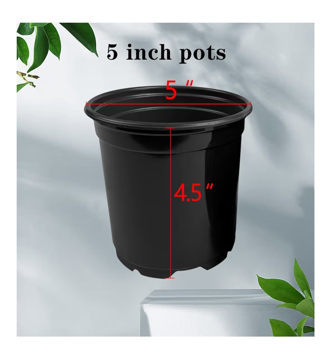 5in Nursery Pots 100 pack