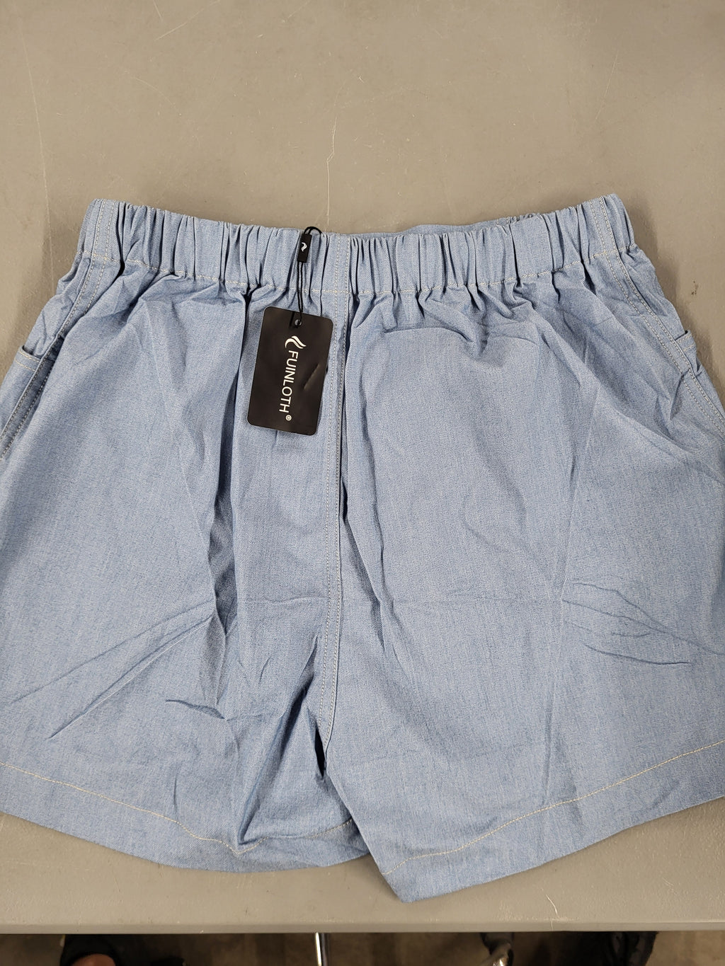 Fuinloth Denim Shorts (Size 2XL)