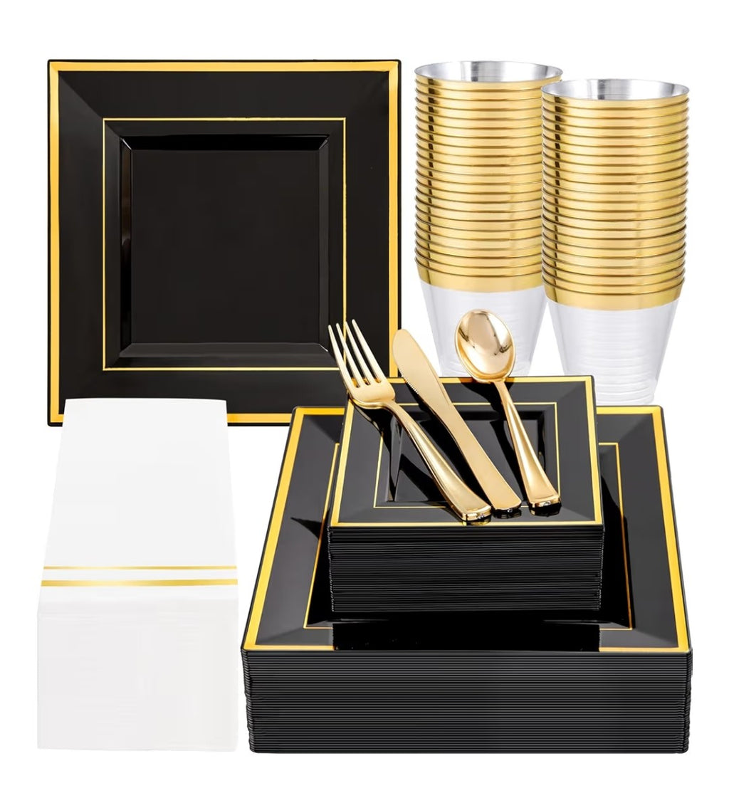 Festiva 350pc Disposable Plate Party Set