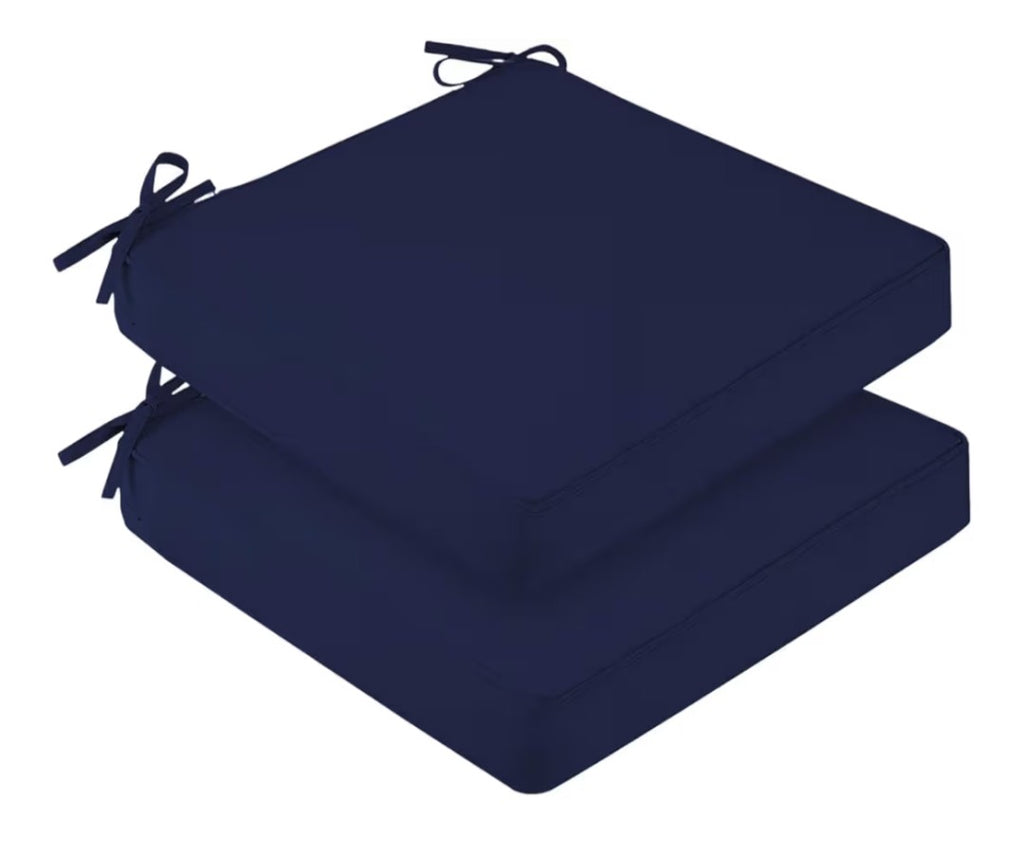 Waterproof Outdoor Chair Cushions 2 pack