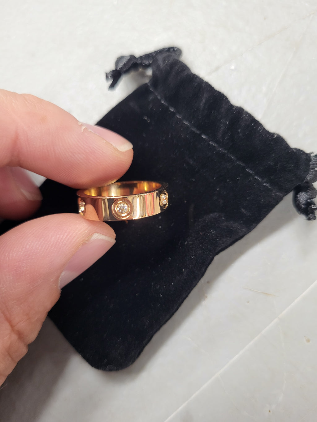 18K Gold-Plated Ring (Size 7)