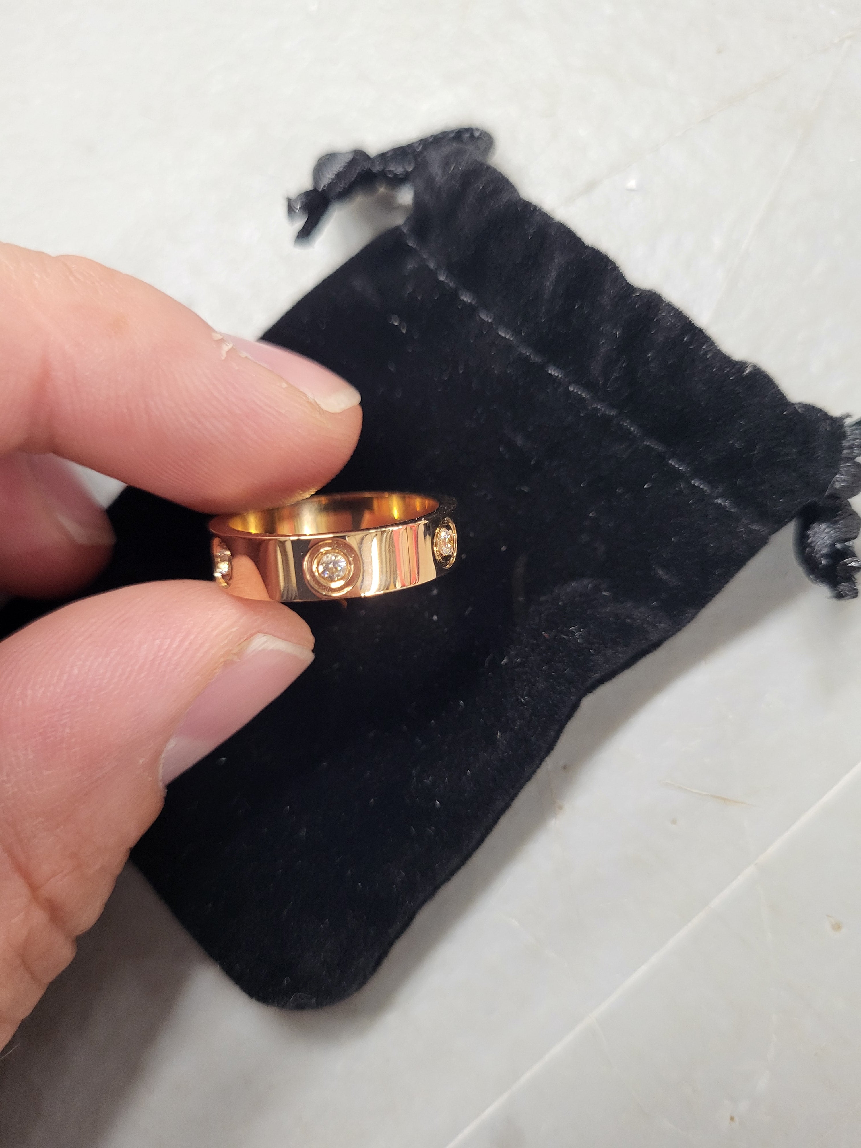 18K Gold-Plated Ring (Size 7)