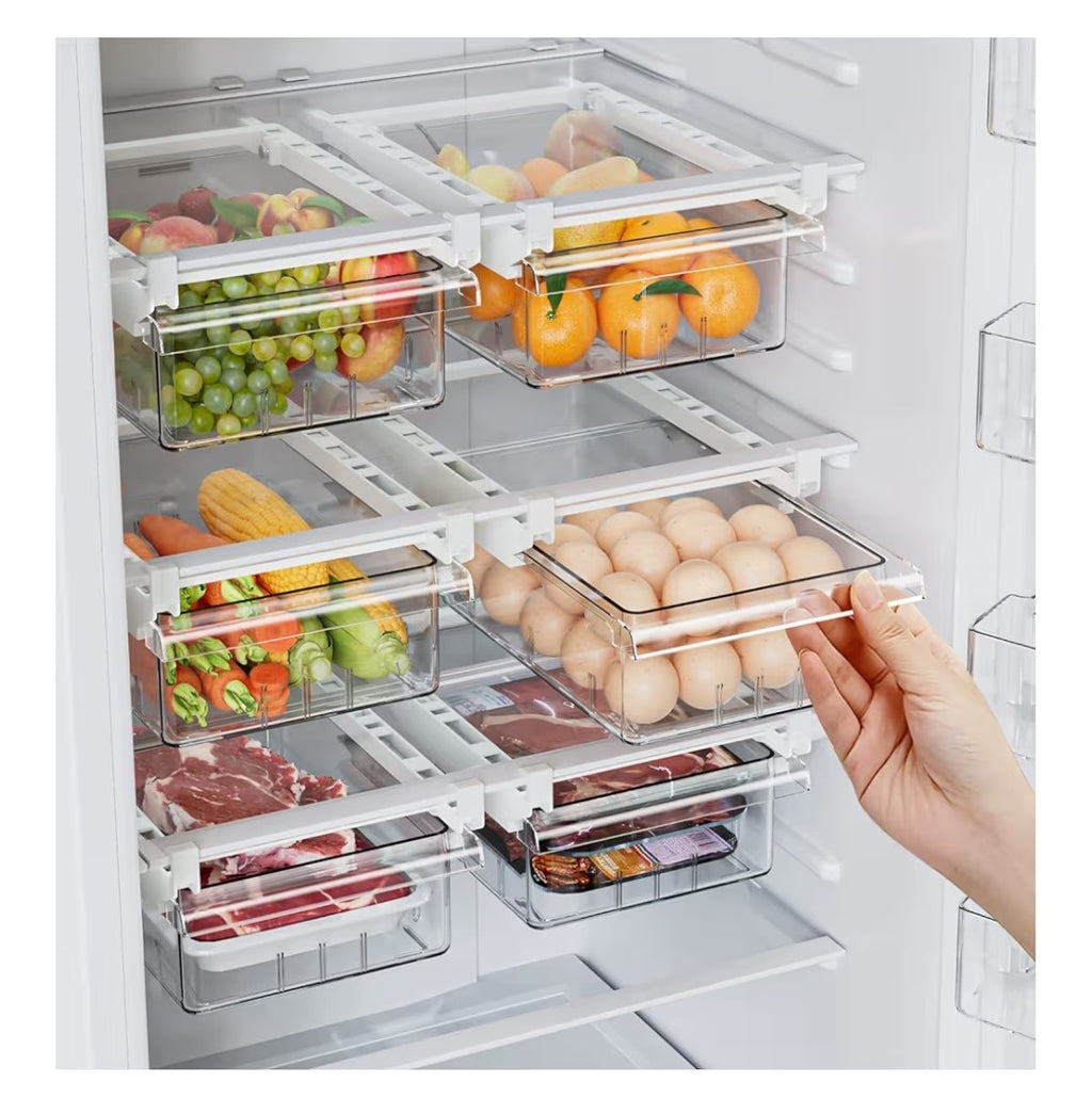 Refrigerator Drawer Organizer 2 pack