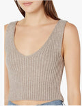 The Drop V-Neck Cropped Sweater Tank