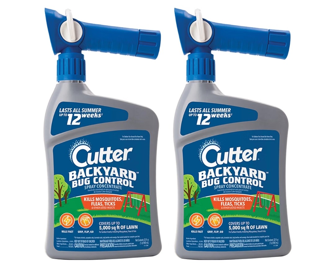 Cutter Backyard Bug Control Spray Concentrate, 32oz (2 pack)