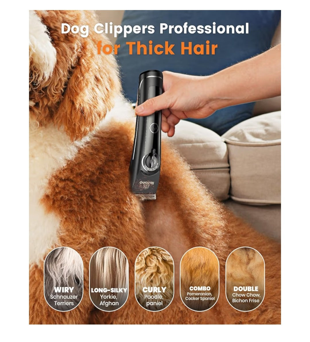 Oneisall Dog Grooming Clippers