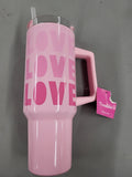 "LOVE, LOVE, LOVE" Tumbler (40oz)