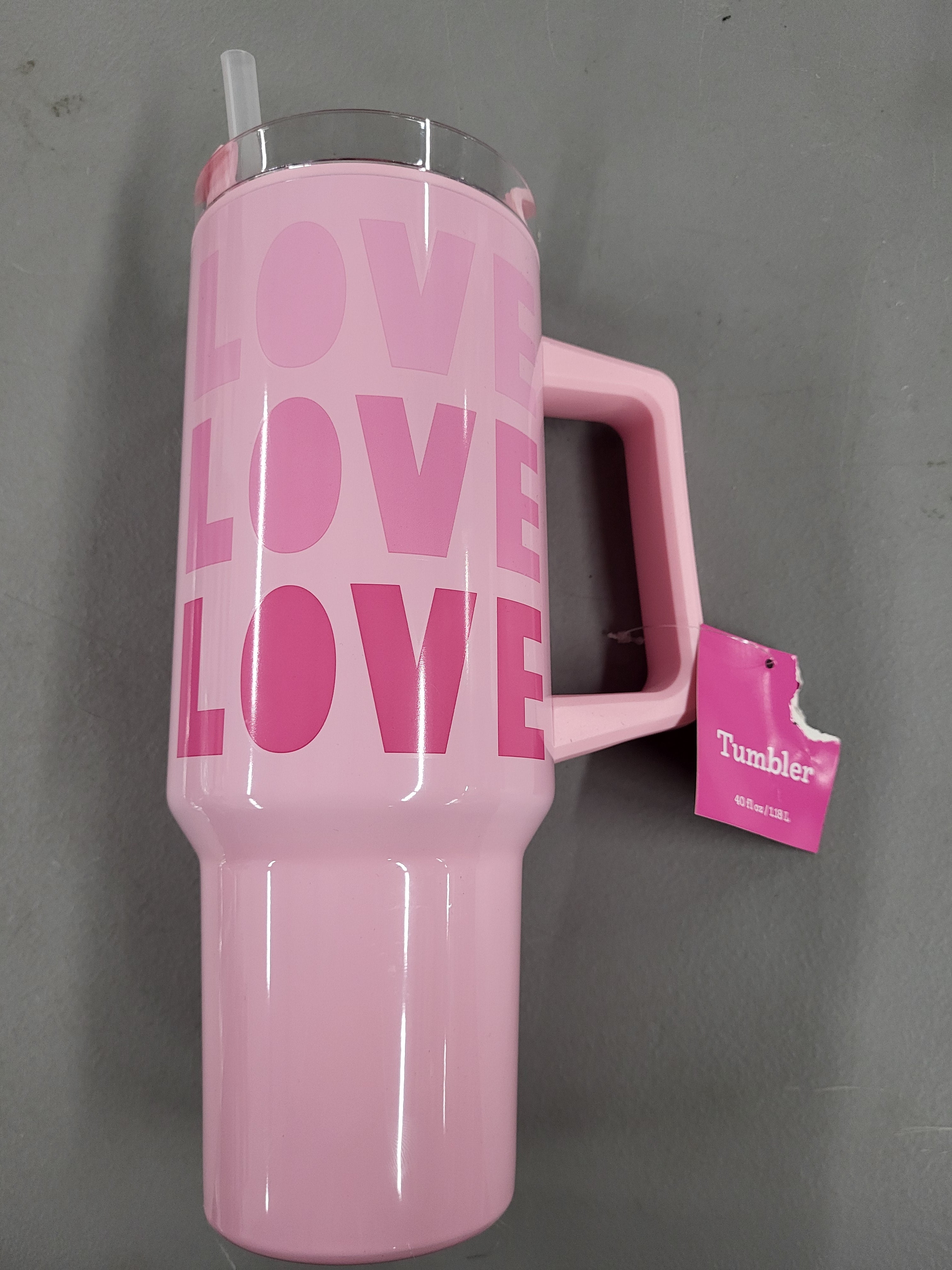 "LOVE, LOVE, LOVE" Tumbler (40oz)