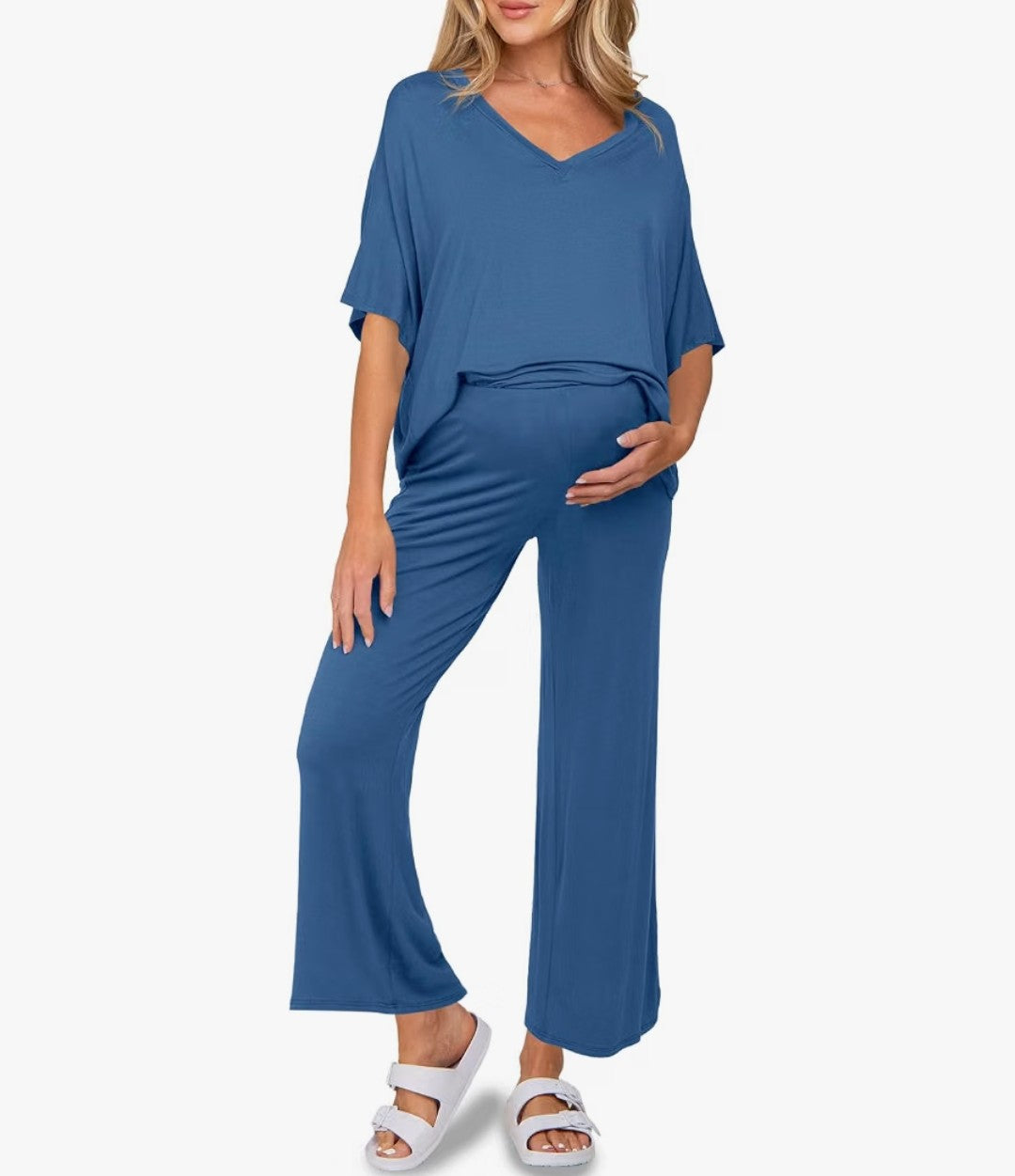Women's 2 Piece Maternity Pajamas (Small)