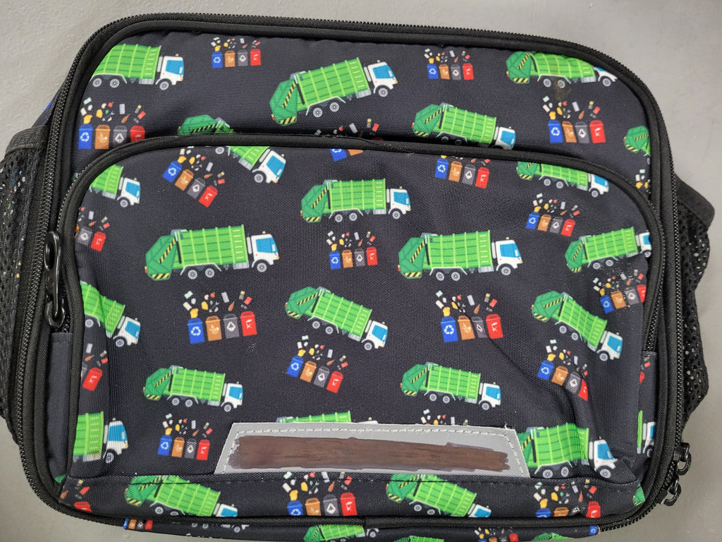Garbage Truck Recycling Lunch Bag