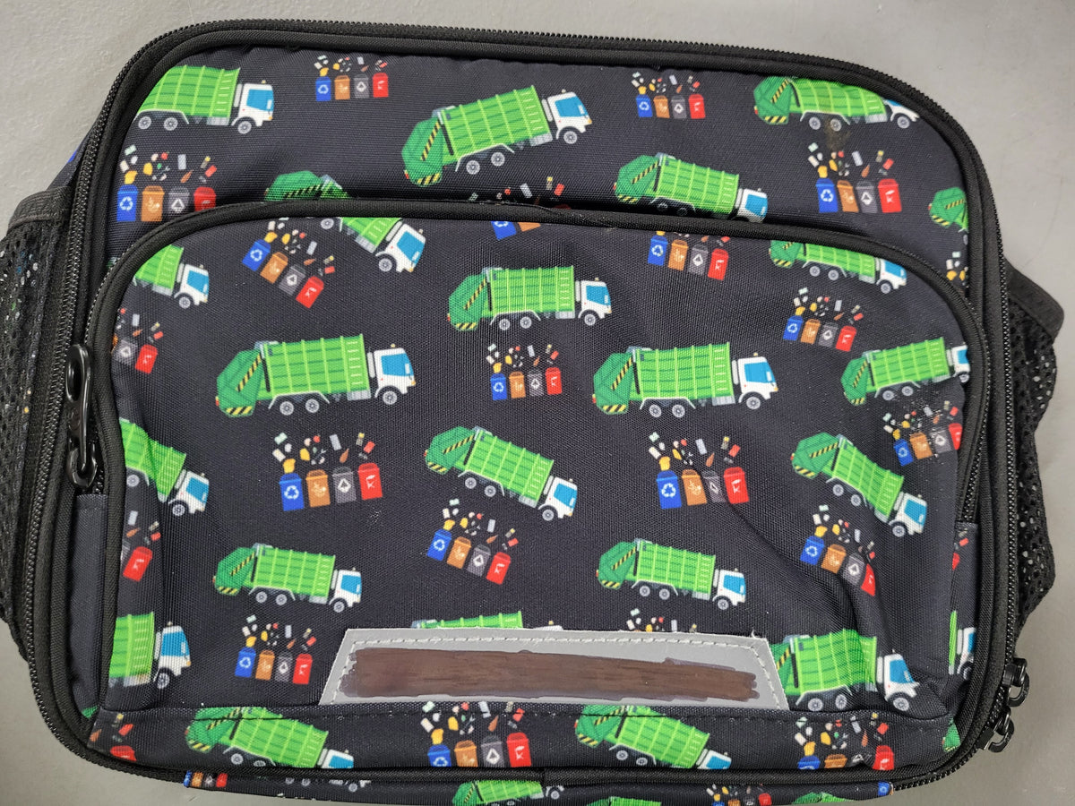 Garbage Truck Recycling Lunch Bag