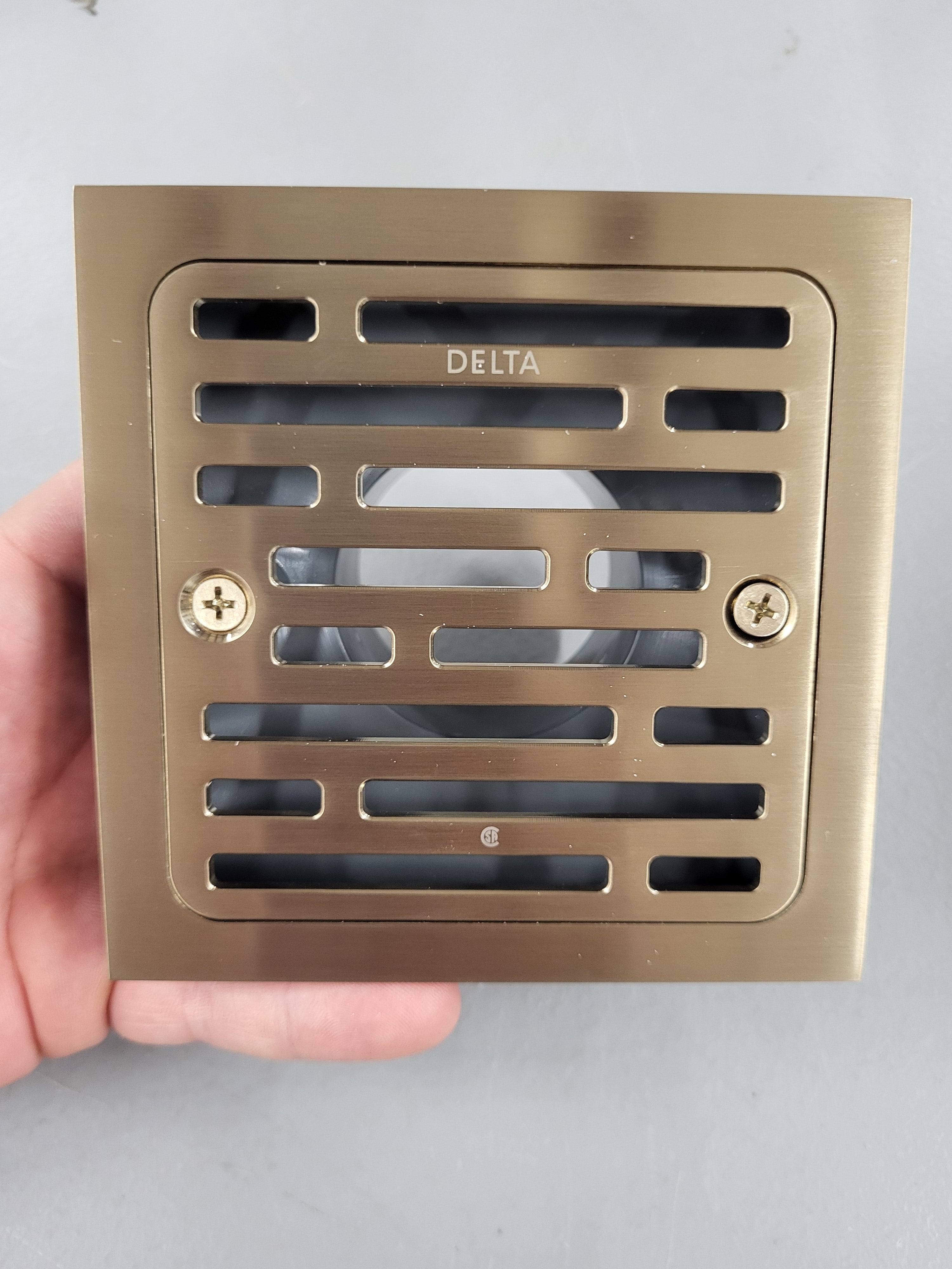 Delta Square Shower Floor Drain Kit (4in)