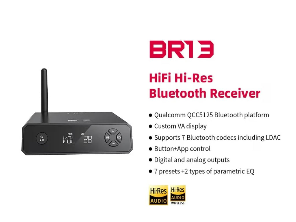 FIIO BR13 HiFi Bluetooth Long Range Music Reciever