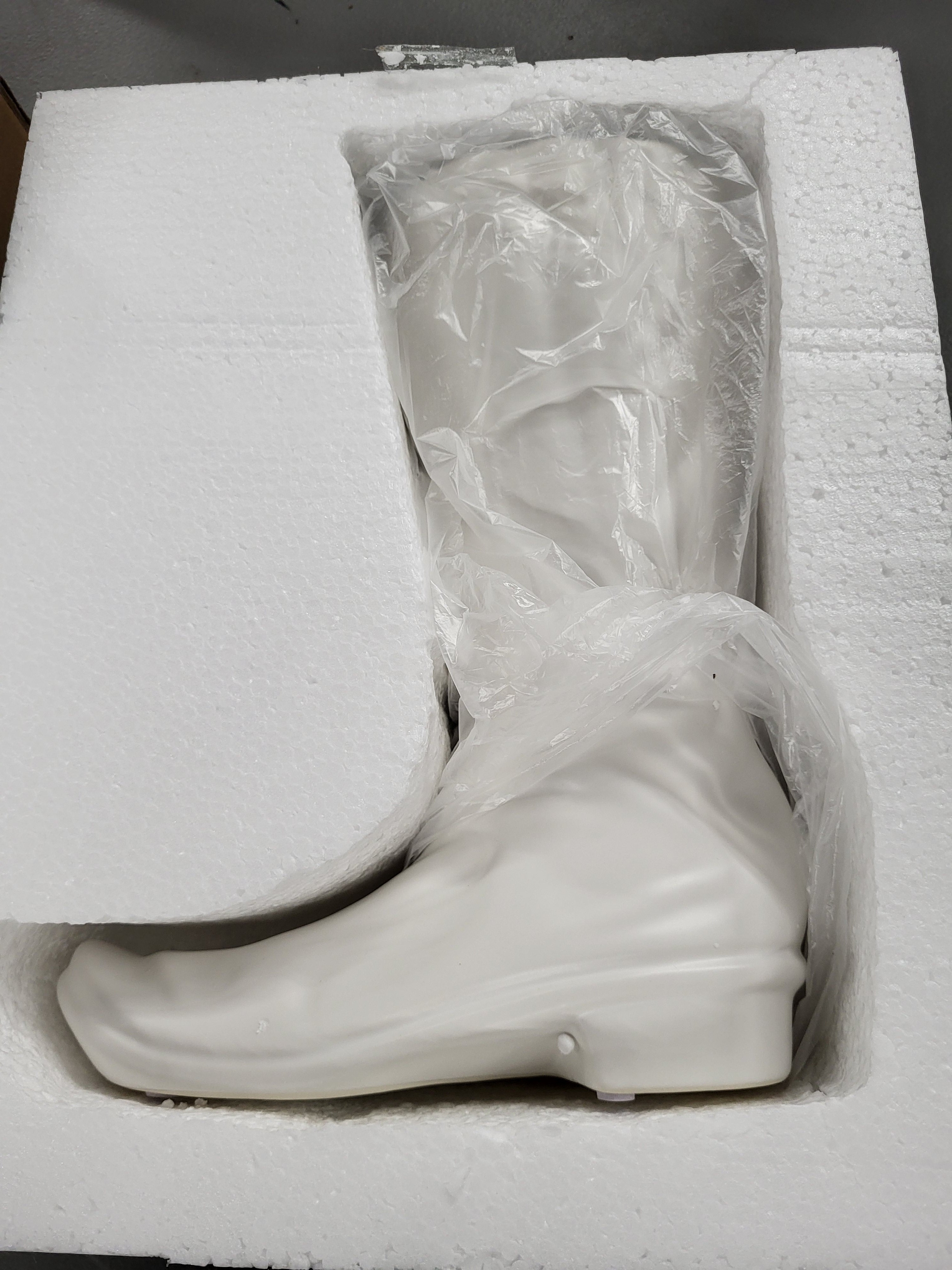 Ceramic Cowboy Boot Vase