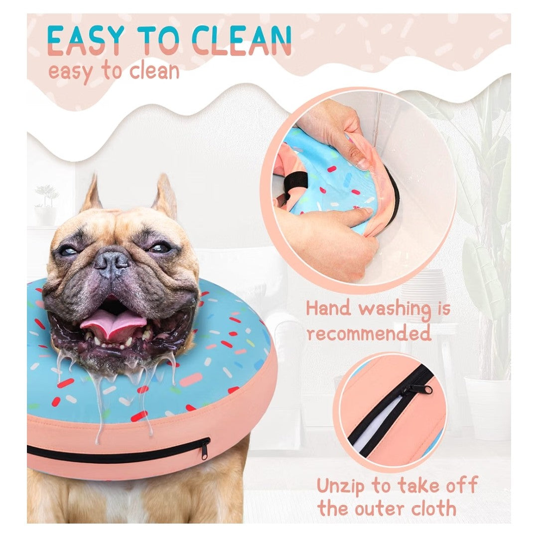 Super Imflatable Dog Cone Collar (Medium)