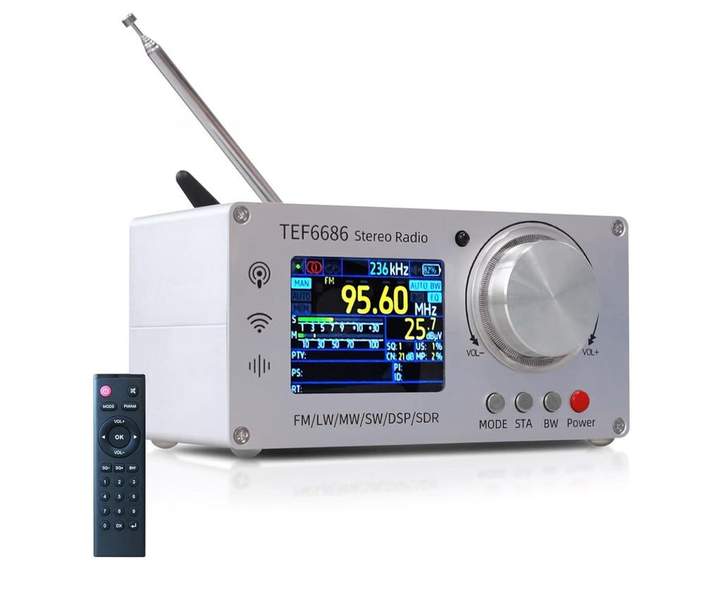 TEF6686 Full‑Band DSP Shortwave Radio with TFT Display.