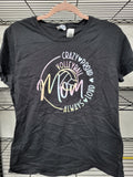 Crazy Proud Always Loud Volleyball Mom T-Shirt (Medium)