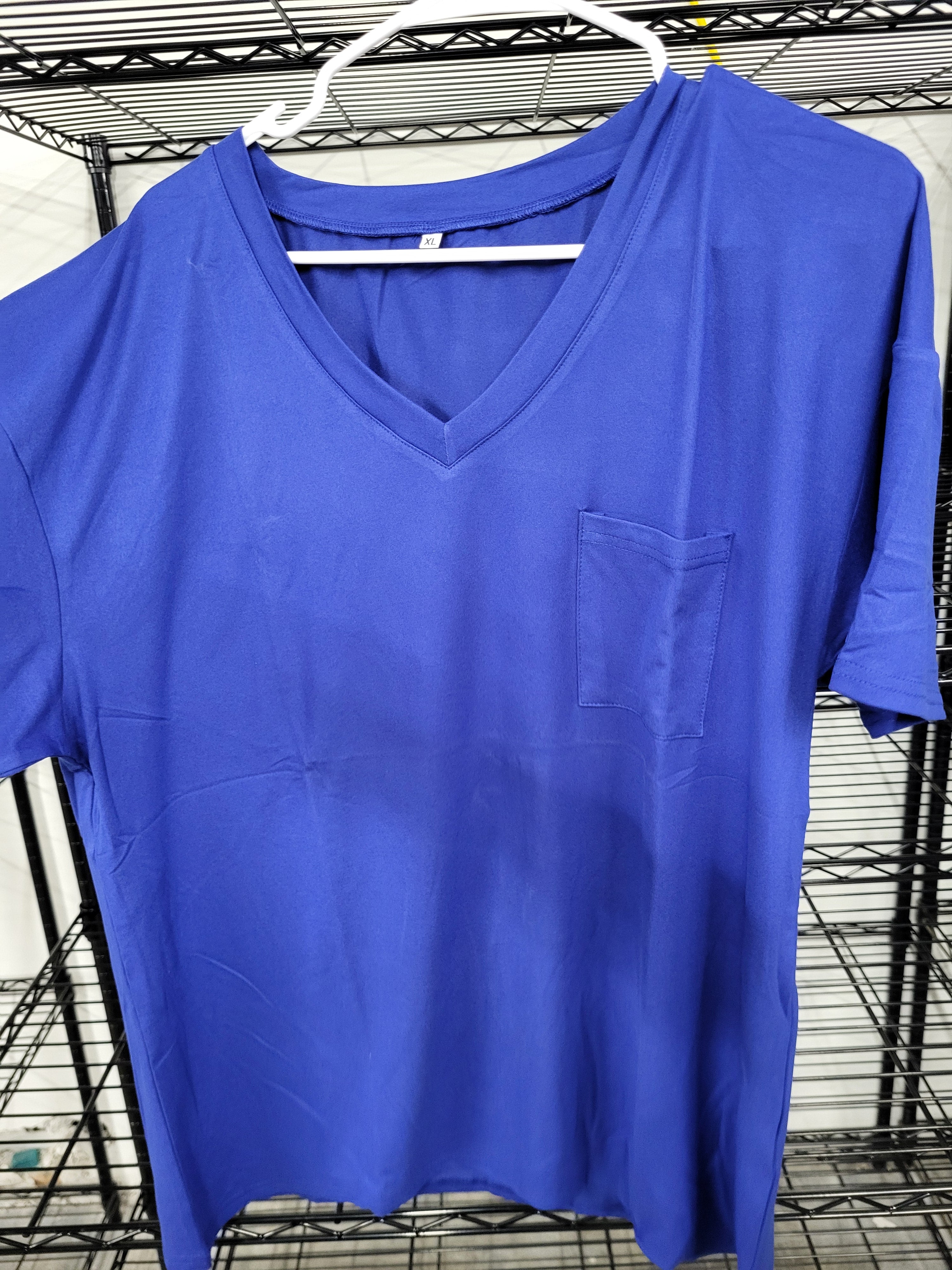 V Neck Casual T-Shirt (XL)