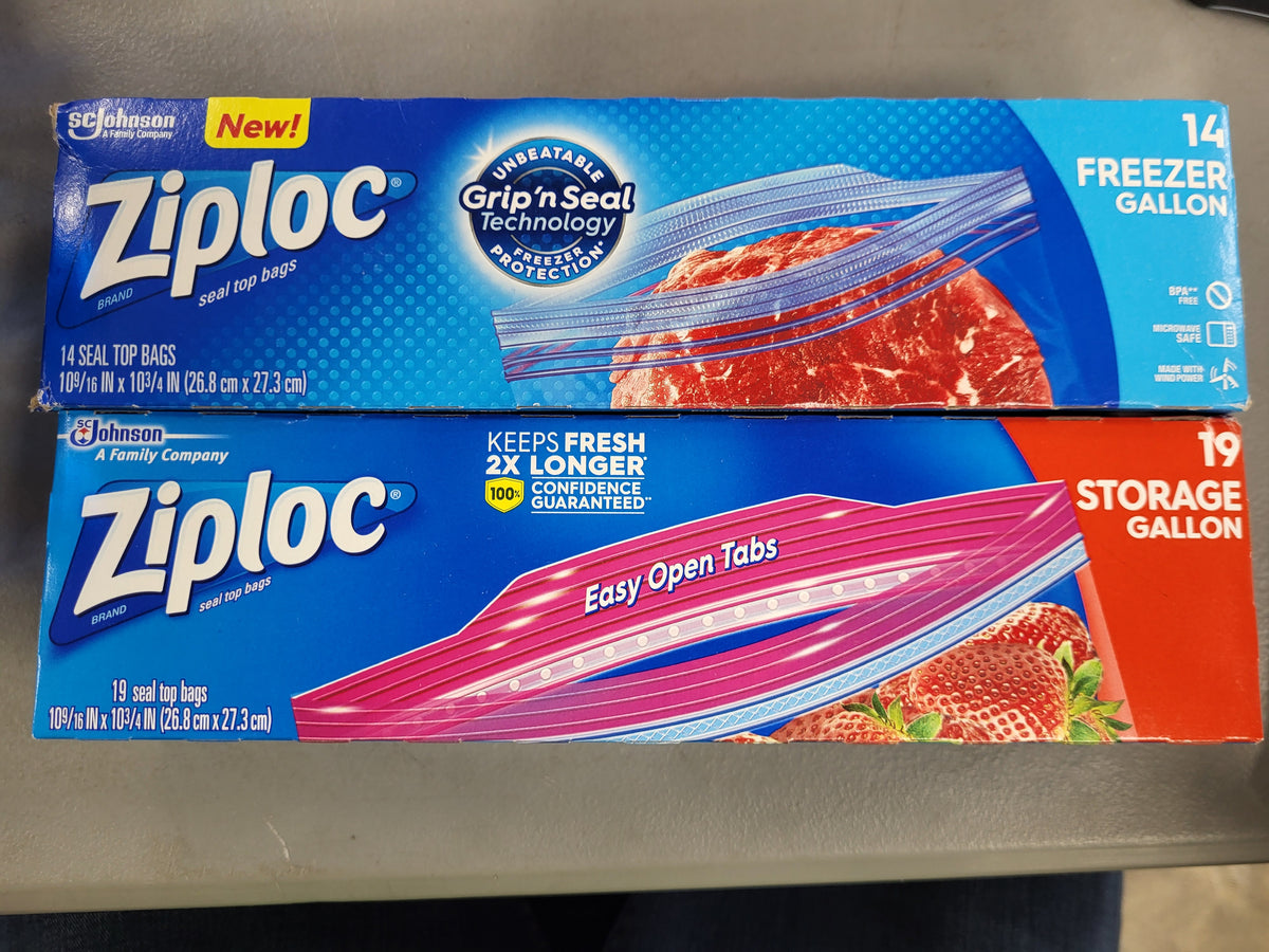 Ziploc Gallon Food Bags (2 pack)