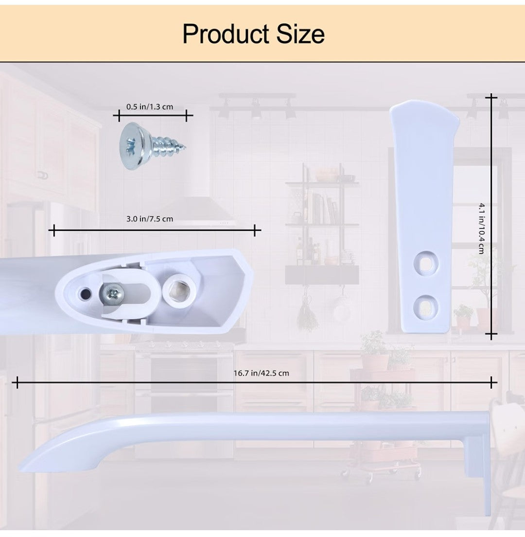 Refrigerator Door Handle (2 pack)