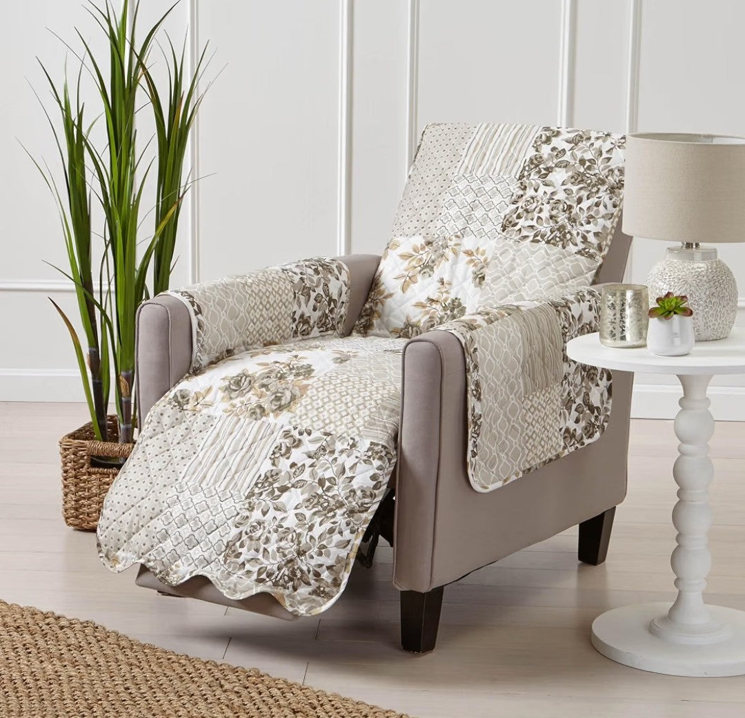 Reversible Patchwork Recliner Cover