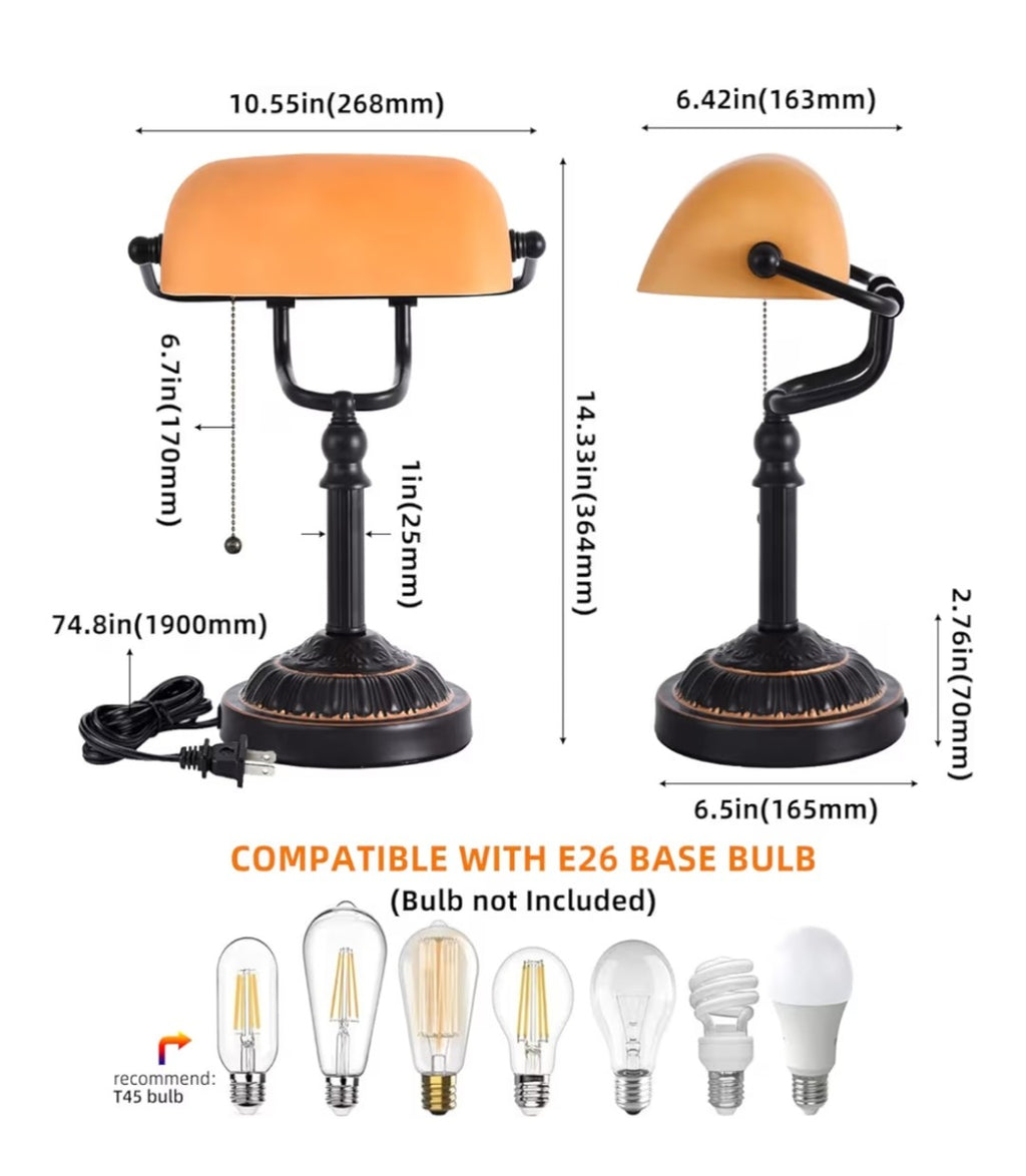 Bankers Desk Lamp