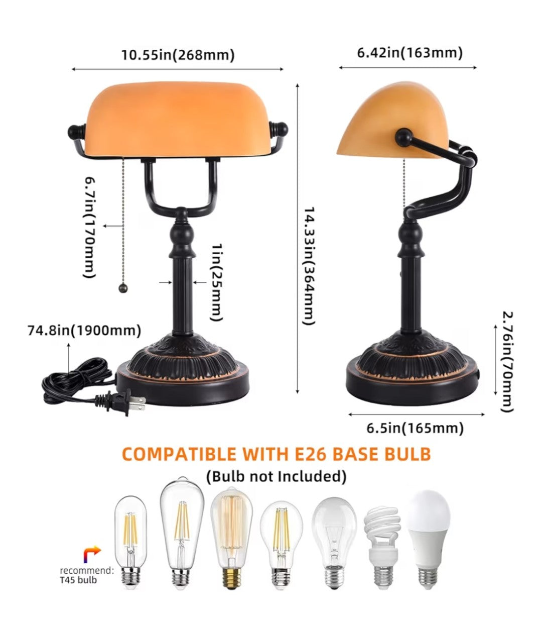 Bankers Desk Lamp