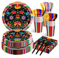 175pc Fiesta Tableware Set