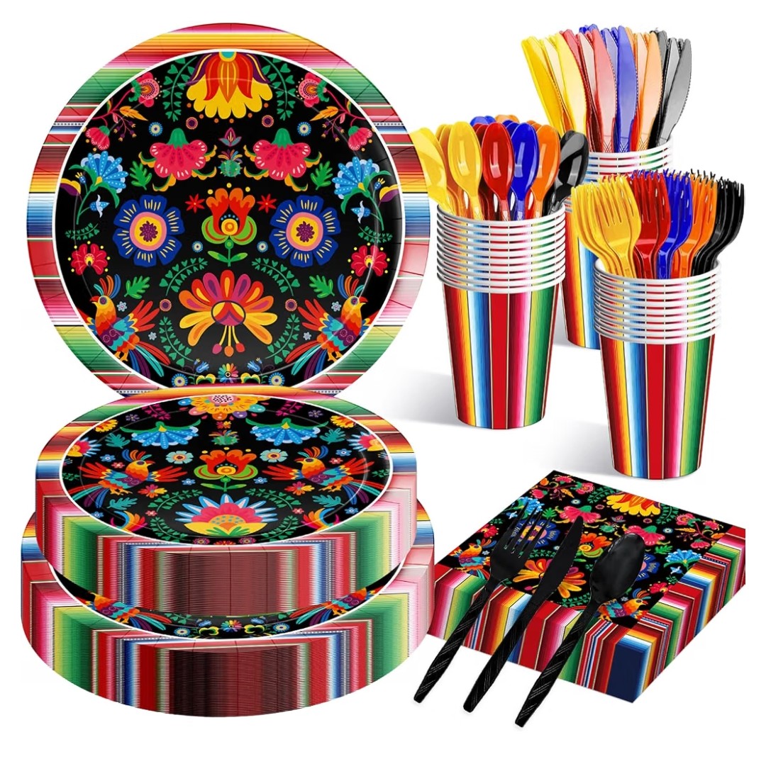 175pc Fiesta Tableware Set