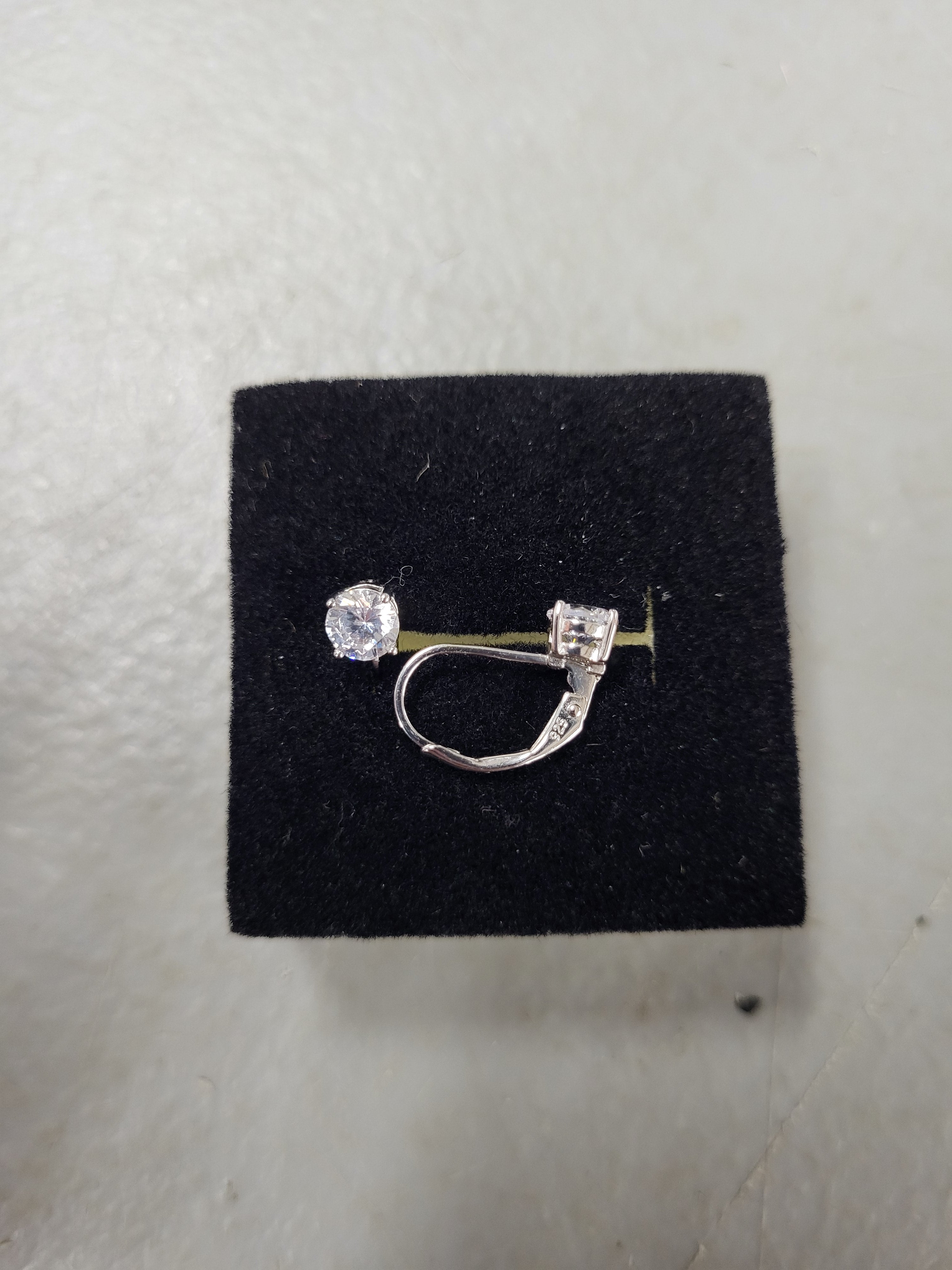 Moissanite S925 Lever Back Earrings
