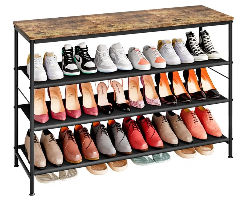 4-Tier Shoe Rack