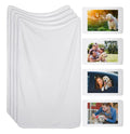 Baby Sublamination Blankets 31x47in 4 pack (White)