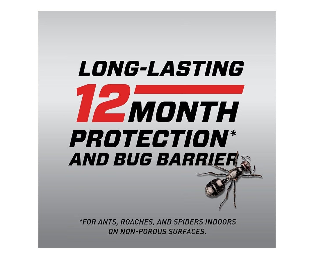 Ortho Home Defense Max Indoor Insect Barrier with Extended Reach Comfort Wand - Ready-To-Use Home Bug Spray, Kills Ants, Roaches, Spiders, Fleas and Ticks, 1 gal.