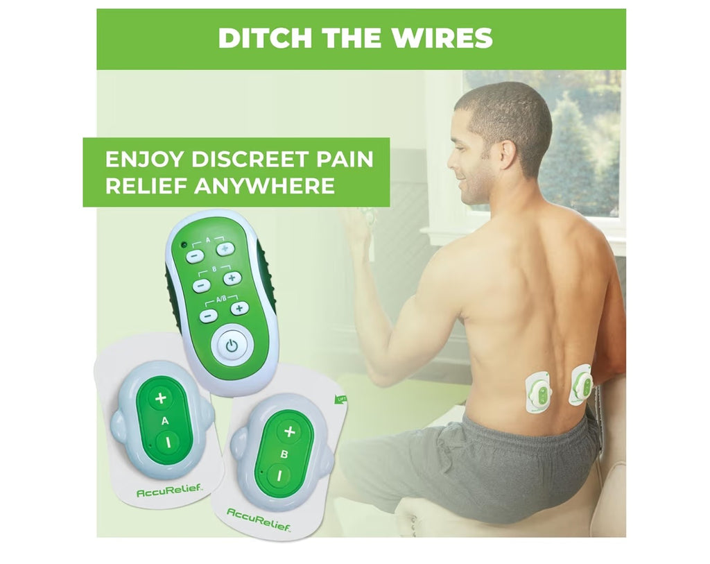 AccuRelief Wireless TENS Unit with Remote Control