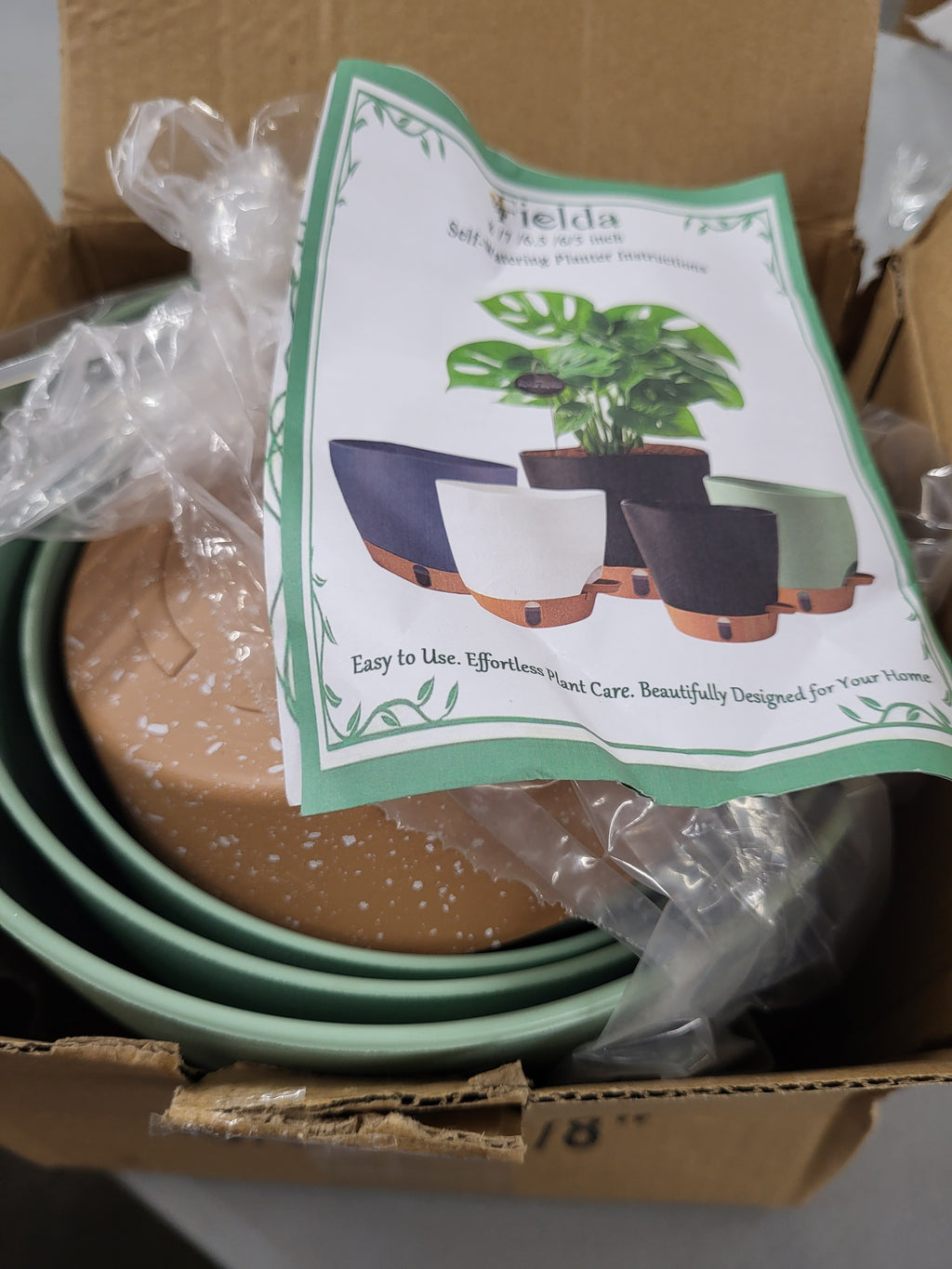 Fielda Self Watering Pots