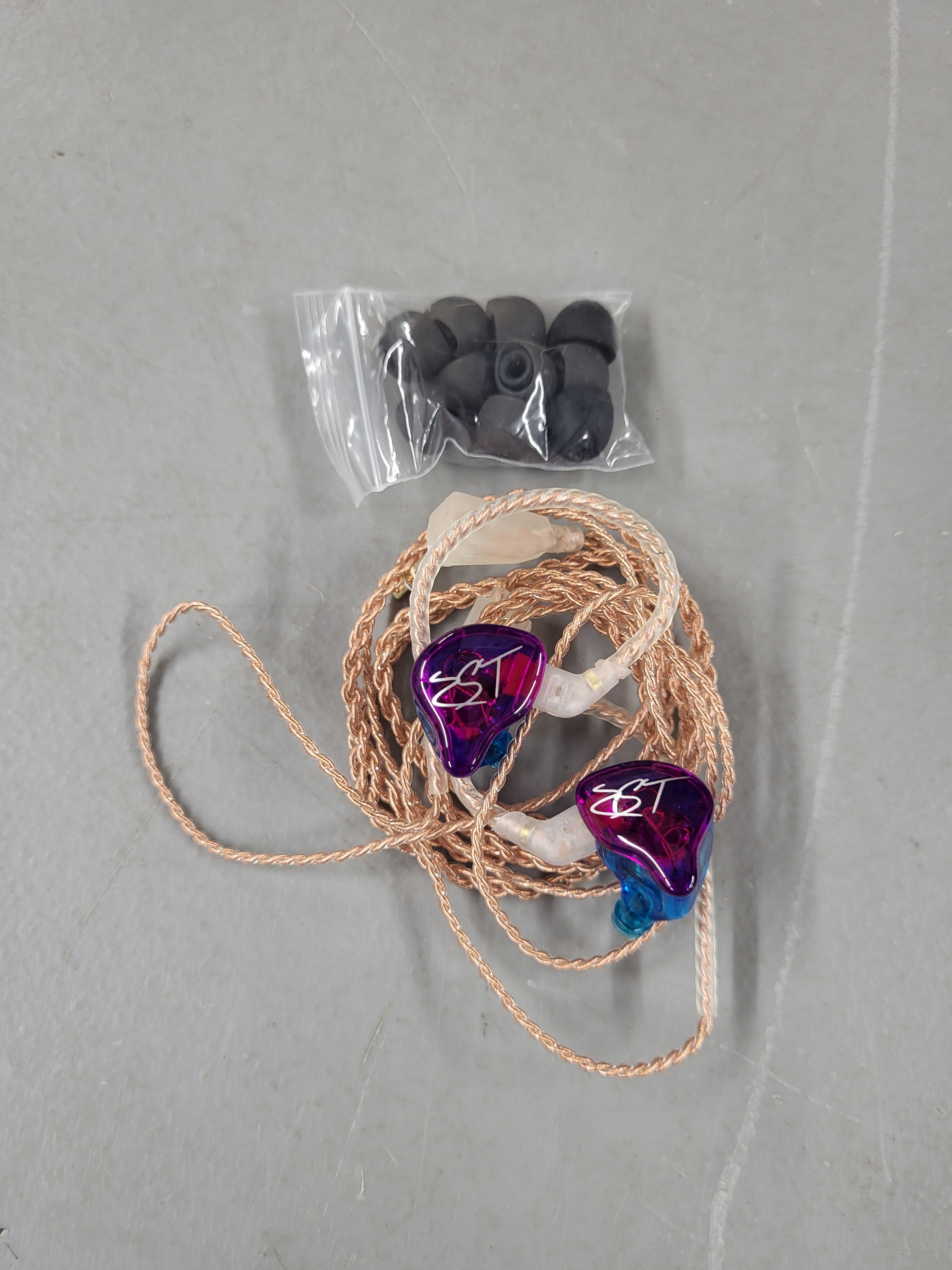 KZ ZST in Ear Monitor Headphones (Purple)