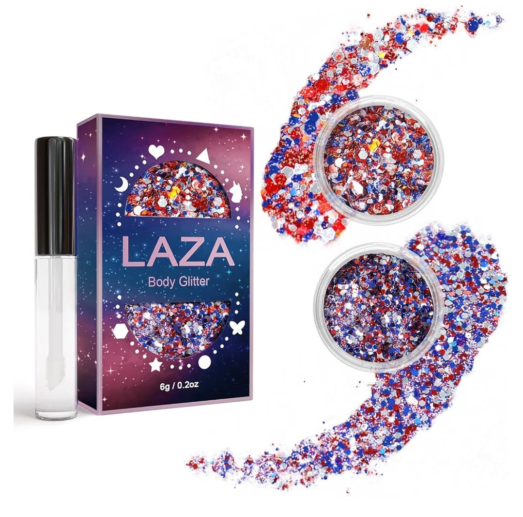 Patriotic Body Glitter (2pcs)