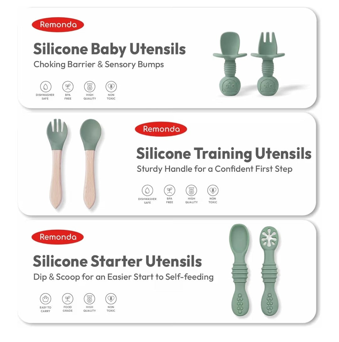 Remonda Silicon Baby Feeding Set 23pcs