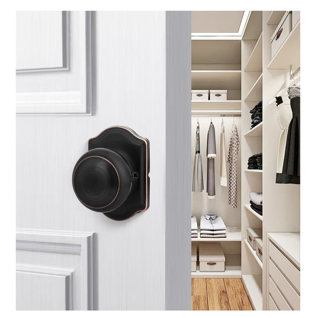 Goldenwarm Oil Rubbed Bronze Dummy Door Knobs.
