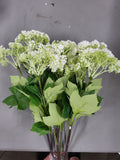 Artificial Snowball Flower Stems (3 pack)