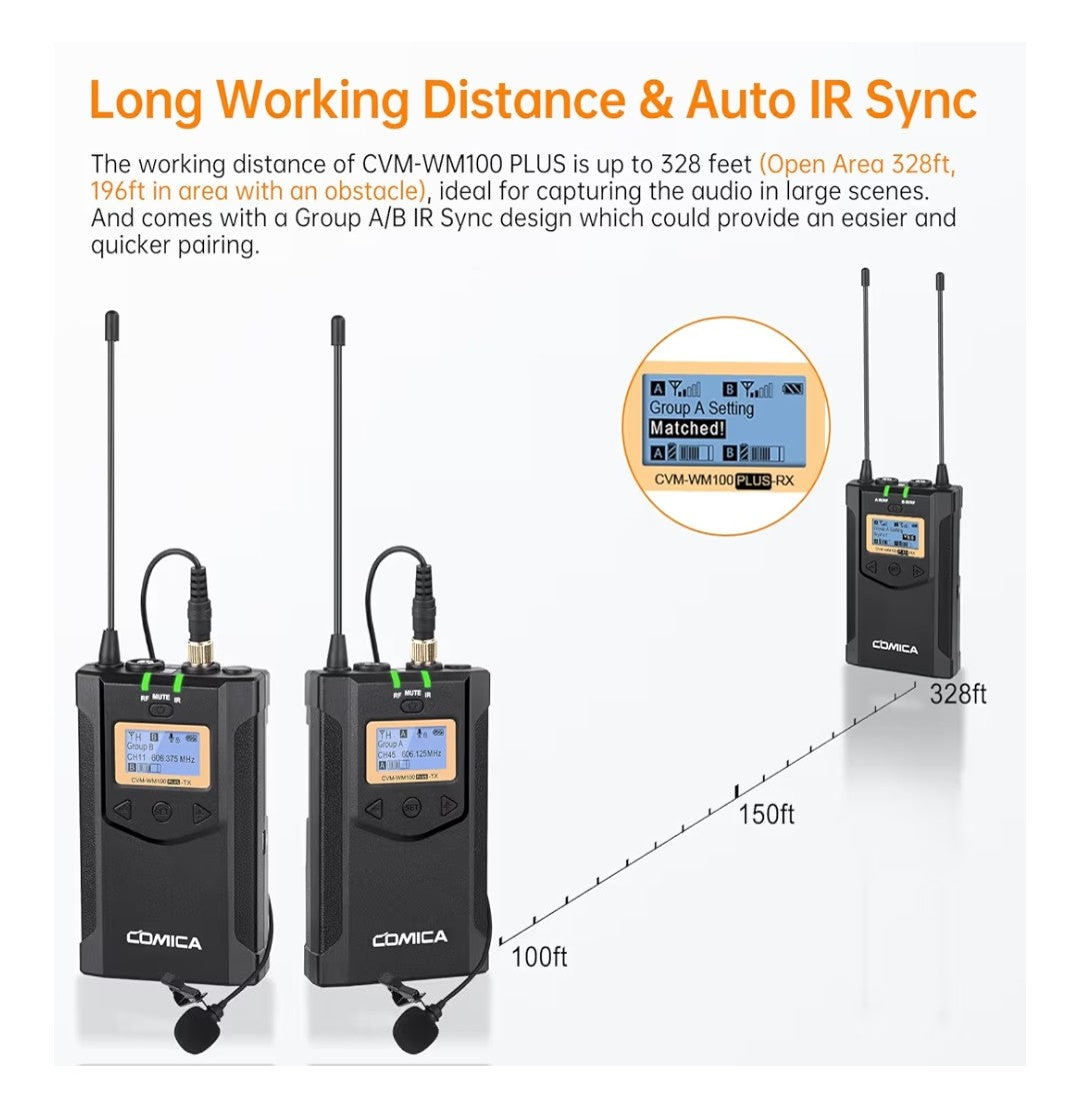 Comical WM100 Plus Wireless Microphone System