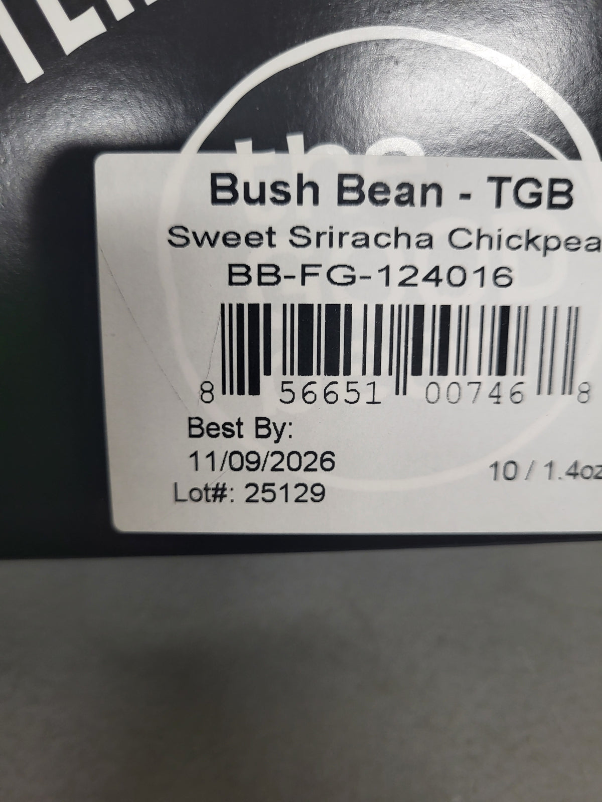Crunchy Chickpeas, Sweet Siracha (10 pack)