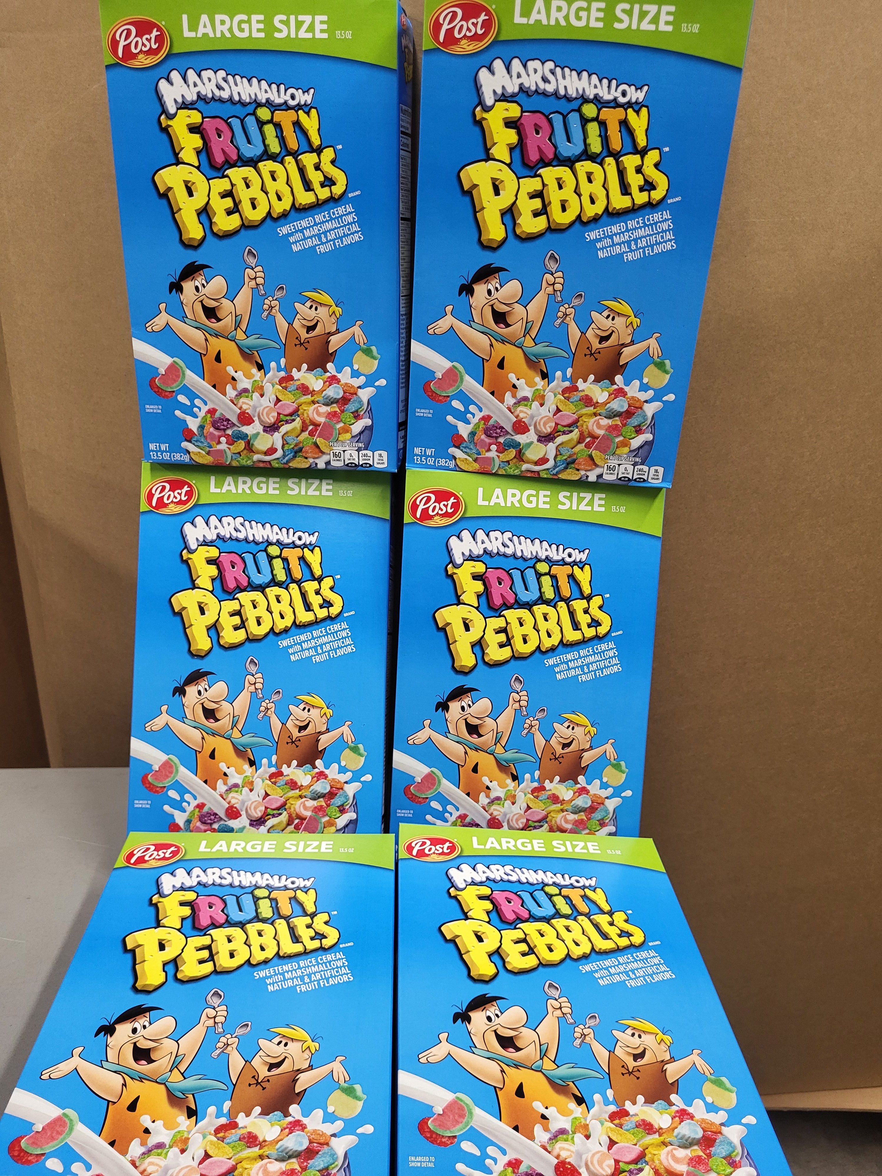 Marshmallow Fruity Pebbles 13.5oz (6pack)