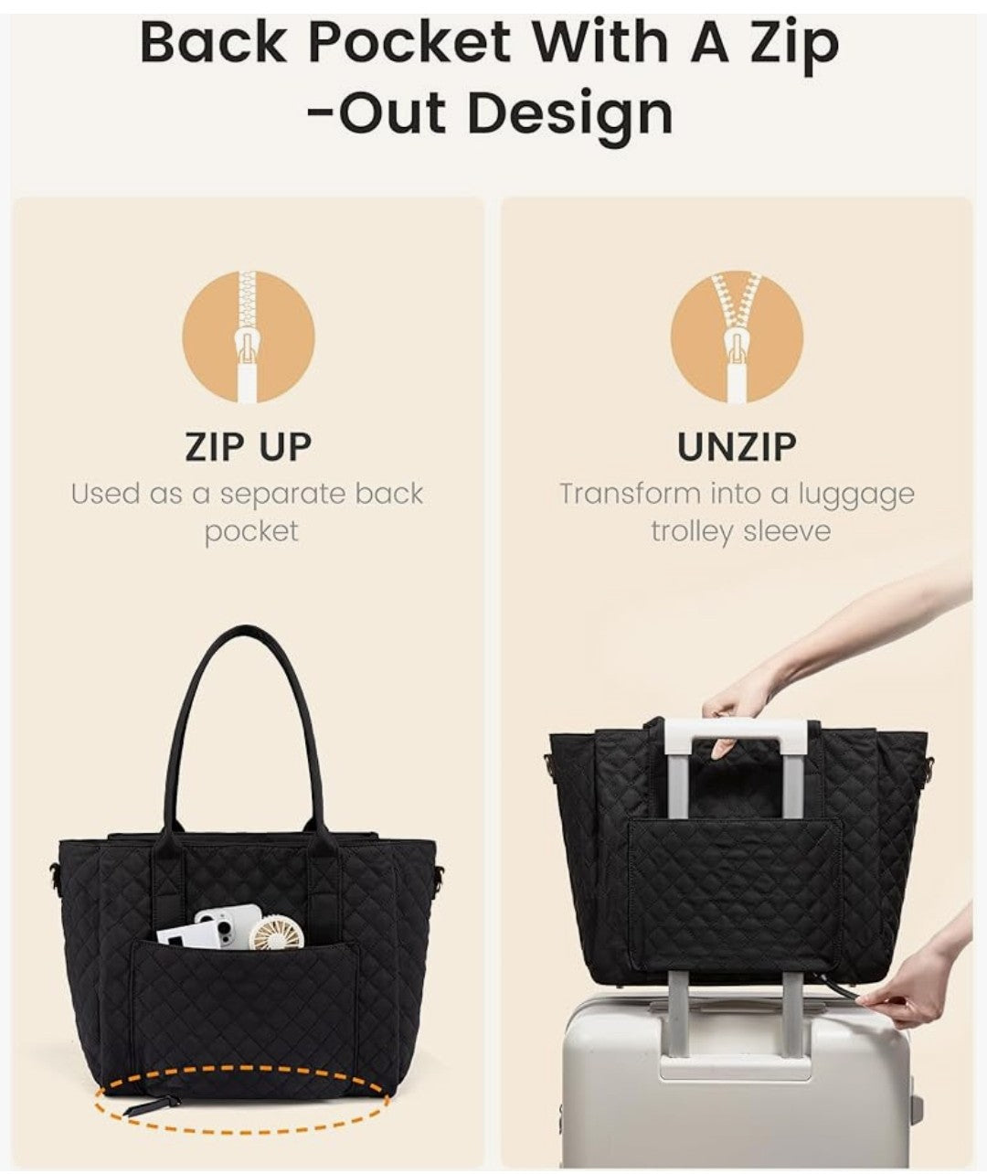 LOVEVOOK Teacher Tote Bag